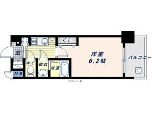 ファーストフィオーレ天王寺筆ヶ崎アイの物件間取画像